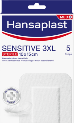 HANSAPLAST Sensitive Wundverband steril 10x15 cm